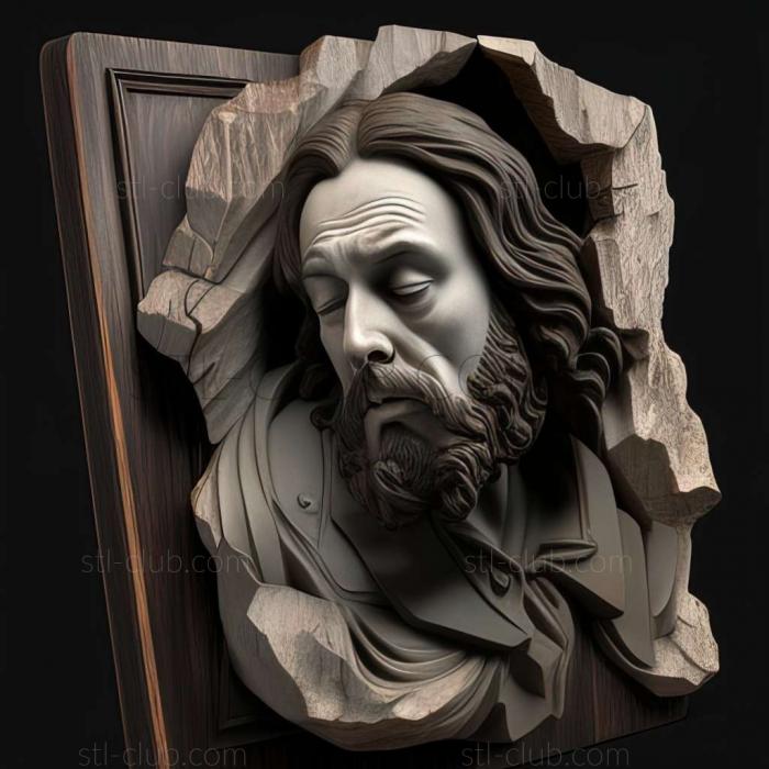 3D model Gustave Courbet (STL)